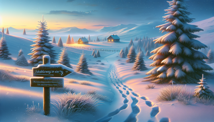 jakobsweg im winter