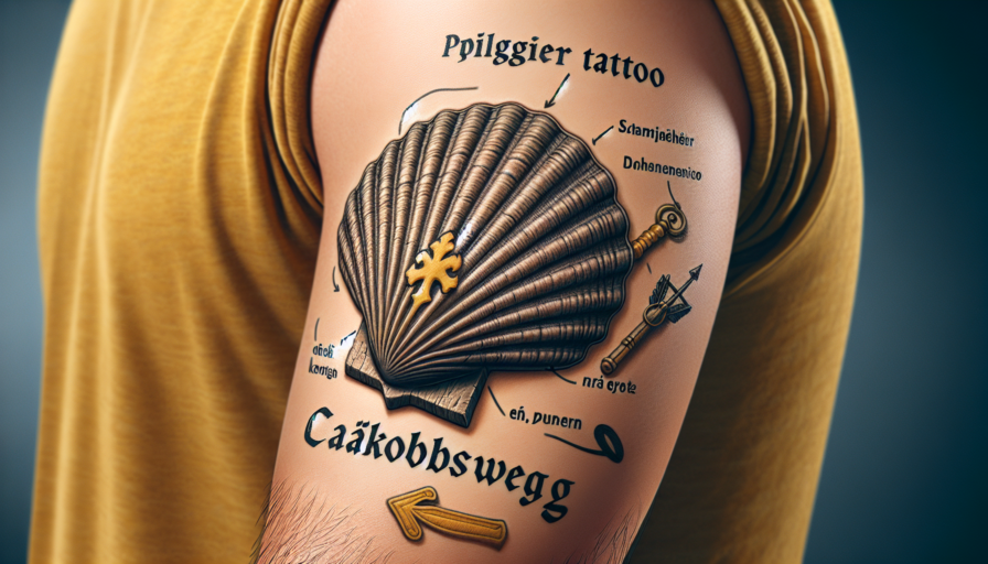 pilger tattoo jakobsweg